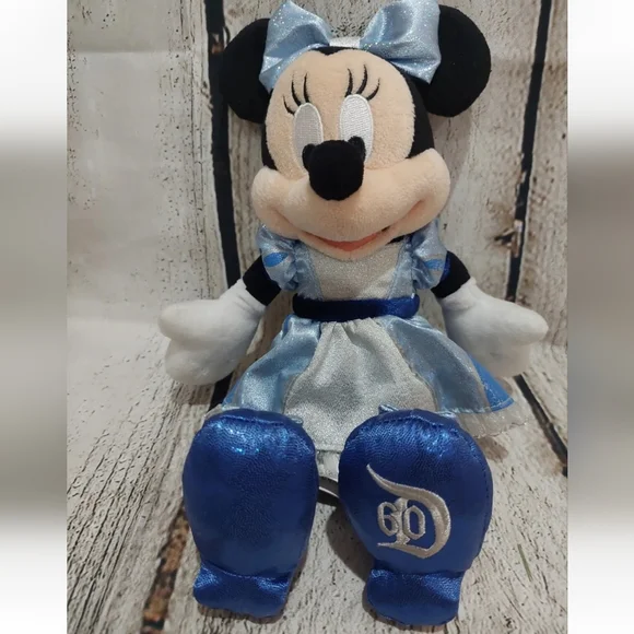 Disney | Toys | Disney Parks Disneyland 6th Anniversary Diamond Celebration Minnie  Plush Guc | Poshmark